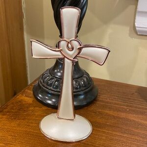 Silver plated Lenox Standing Cross